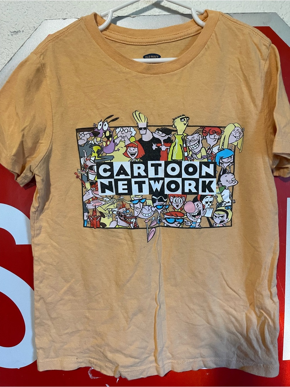 Old Navy Orange Cartoon Network Graphic Tee